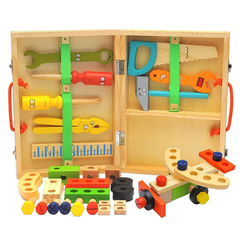 Caixa de Ferramentas Brinquedos Educativos Montessori De Pinus - loja online