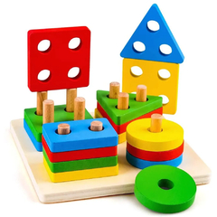 Prancha De Seleção Colorida Montessori Brinquedos - BRINQUEDOS E UTILIDADES 