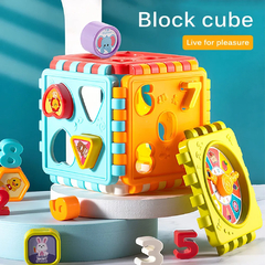 Cubo De Encaixe Brinquedo Infantil Didático Baby Educativo - comprar online