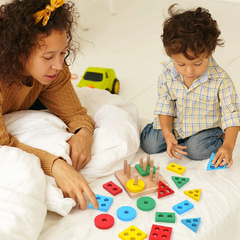 Prancha De Seleção Colorida Montessori Brinquedos - loja online