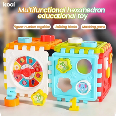 Cubo De Encaixe Brinquedo Infantil Didático Baby Educativo