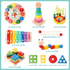 Brinquedos Montessori para Bebês, Jogos de Desenvolvimento, Quebra-cabeça para - comprar online