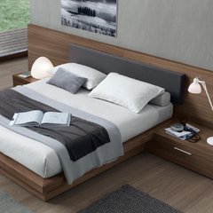 Base de cama y respaldo en madera a medida 23