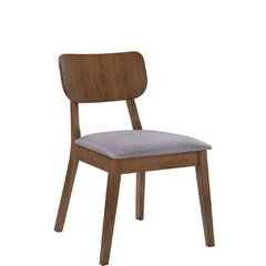 Imagen de Sillas de madera con asiento acolchado 60