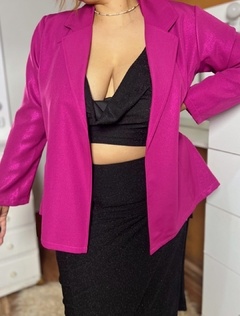 Blazer Sastrero Con Brillo y Bolsillos escondidos - comprar online