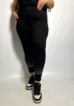 Pantalón de Bengalina con Strass - comprar online