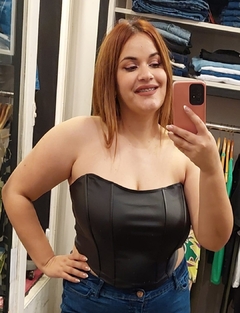 Corset Engomado con Cierre en Espalda - comprar online