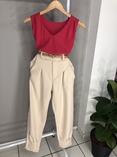 Blusa ombro pinçado Ana Paula - loja online