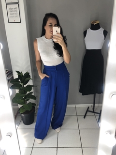 Calça Pantalona botões - Meu Closet