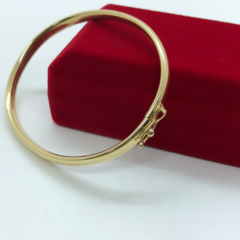Bracelete Abaulado Oval em Ouro 18k/750 na internet