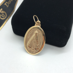 Pingente Medalha Nossa Senhora Aparecida Em Ouro 18kl/750 na internet