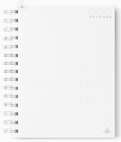 Caderno Pontilhado Floral Black - comprar online