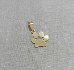 Pingente pata de cachorro Ouro 18K