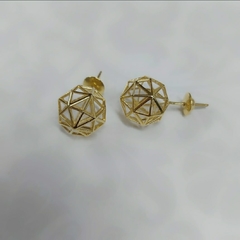 Brinco Bola Cestavada Mais Que Especial Ouro 18K