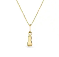 Pingente Figa Infantil Ouro 18K