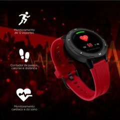 Imagem do Smartwatch Technos Connect Sports Flamengo