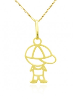 Pingente Menino Ouro 18k