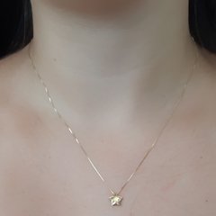 Colar Ouro 18k Pingente Estrela