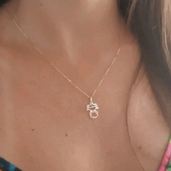 Colar Pingente Menina Ouro 18k - Zanella Joias