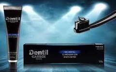 DENTIL CARBOX - Gel Dental Clareador com Carvão Ativado SEM FLÚOR