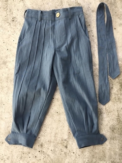 PANTALÓN GAUCHO KIDS - Azul acero