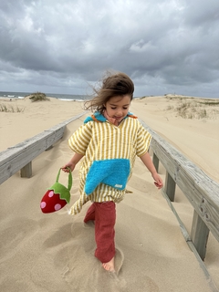 PONCHO ROCHA KIDS - toalla turquesa - comprar online