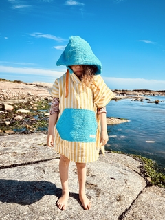 PONCHO ROCHA KIDS - toalla turquesa