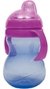 Copo Infantil Com Alça 350 Ml Bico De Silicone Roxo/rosa - MasterCoisas