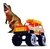 Kit Brinquedo Dinopark Samba Toys Dinossauro E Jipe Com Bote na internet