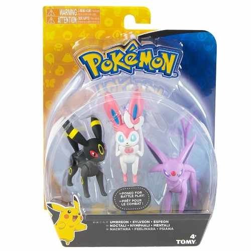 Pokemon Figuras Pack Com 3 Bonecos - Brinquedos Sunny