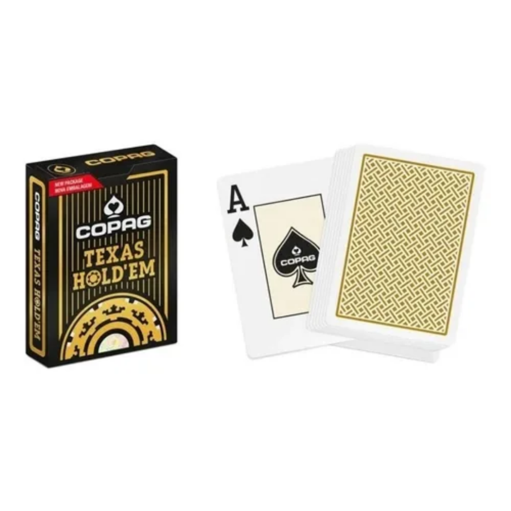 Kit Baralho de Poker Texas Hold'em Naipe Grande - Copag Loja