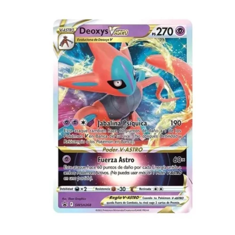 Box Pokémon Coleção De Batalhas Deoxys VMAX E V-ASTRO : :  Brinquedos e Jogos