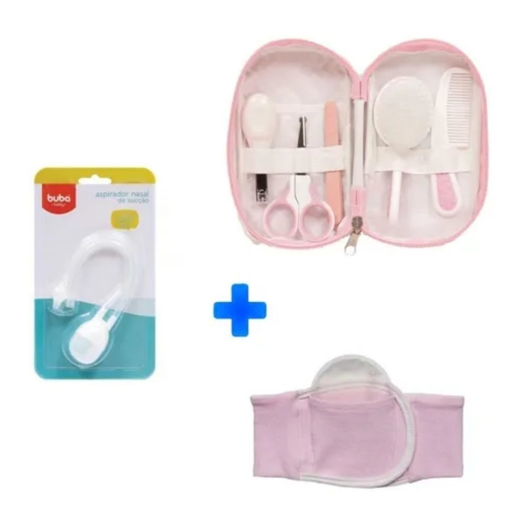 Kit Cuidados Higiene com Estojo para Bebês - Total Bag - Leve Seu Produto  Com Estilo