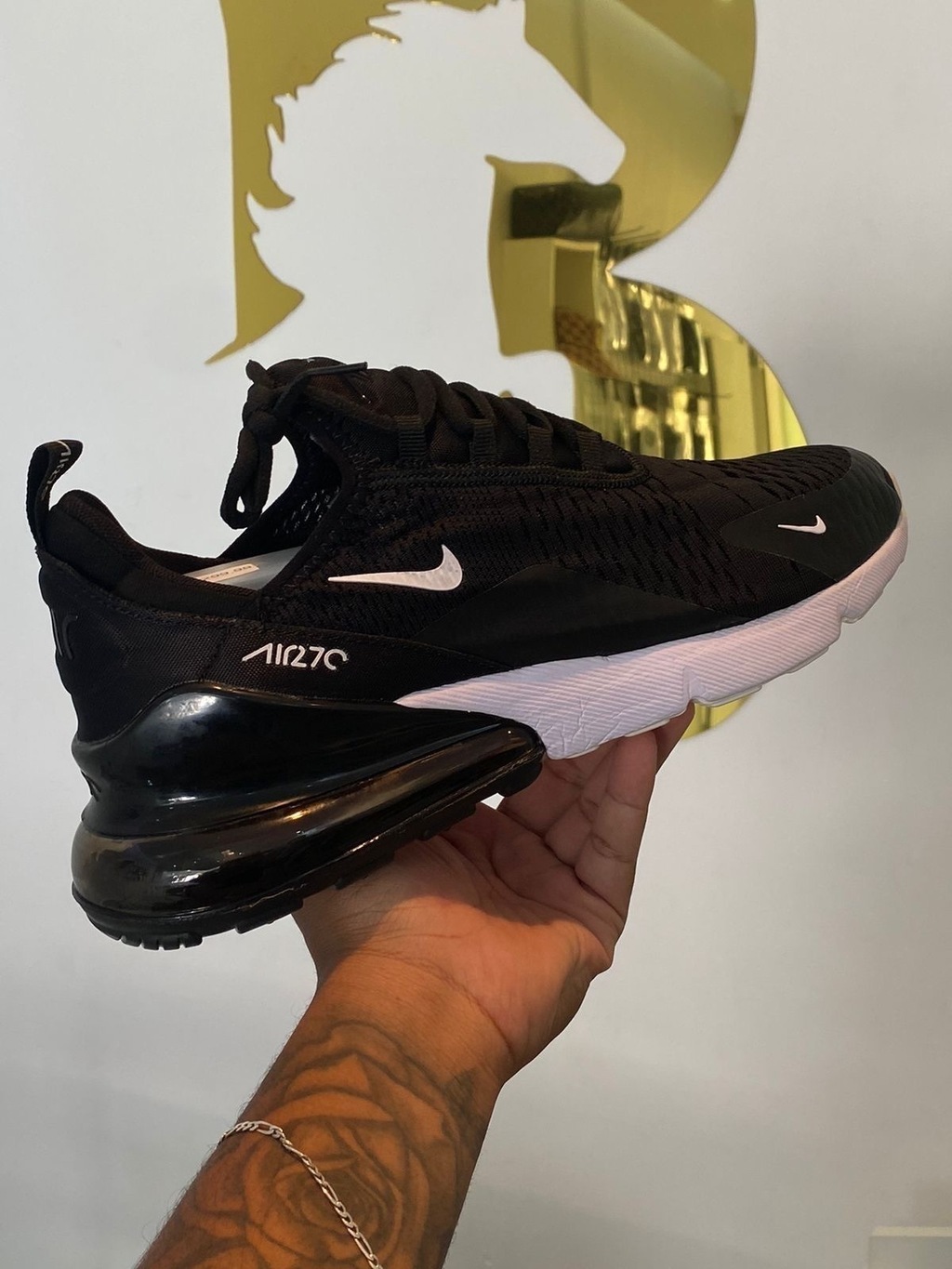 Nike air max 270 preto e branco best sale