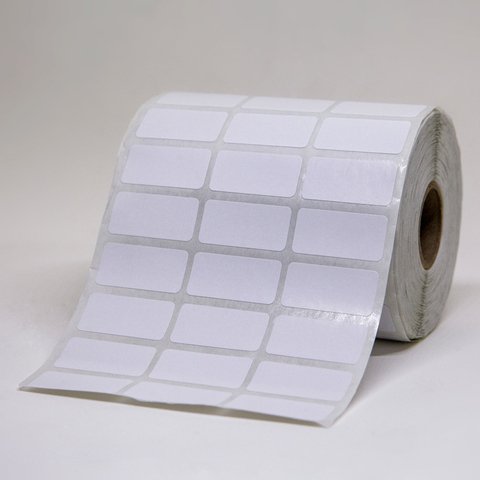 Rolo de Etiquetas Código de Barras 32mm x 16mm, Papel Couchê, 5000 etiquetas, 3 Colunas