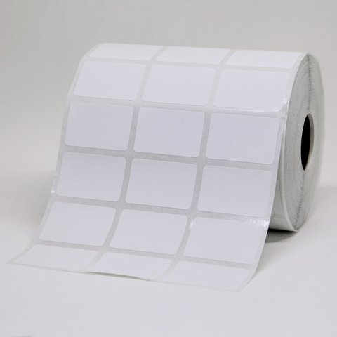 Rolo de Etiquetas Código de Barras 33mm x 22mm, Papel Couchê, 5000 etiquetas, 3 Colunas