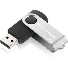 Pendrive Multilaser 32GB Twist PD589 USB 2.0 Preto