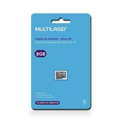 Cartão de Memoria Micro SD Classe 4 Multilaser - 8GB - comprar online