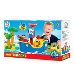 Baby Land Navio Pirata com 30 blocos Cardoso Toys 8002 na internet