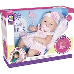 Boneca Baby Ninos Bebê Recém Nascido Cotiplás 2032 - Produtos Nota 10 | Alô Passa Quatro | Loja de brinquedos online