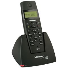 Imagem do Telefone sem Fio Intelbras com Dect TS 40 ID e Identificador de Chamadas - Preto