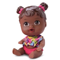 Little Dolls Banheirinha (Negra) - Divertoys - 8038 - Produtos Nota 10 | Alô Passa Quatro | Loja de brinquedos online