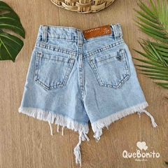 Short Denim celeste - comprar online