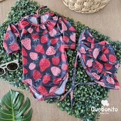 Traje de baño "Body Frutilla"