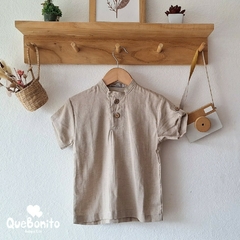 Camisa Mao "Ian" Beige