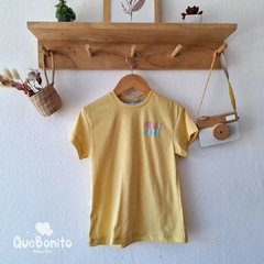 Remera "Pipe" Amarillo