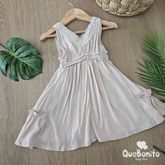 Vestido "Bulgary" Beige en internet