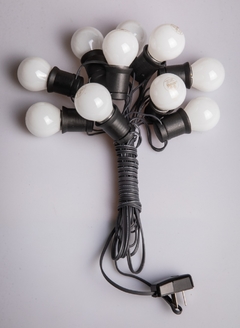 Guirnalda de luces (5 metros) con cable negro para exteriores, ideal para regalo. en internet