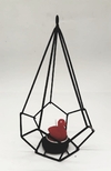 Candelabro Porta Vela Triangular