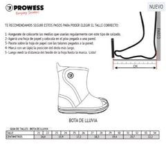 Prowess #20 - Bota de Lluvia - Azul en internet